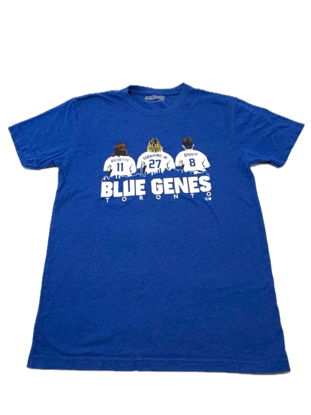 BreakingT Toronto Blue Jays "Blue Genes" Graphic Tee - Fits like Youth L/XL
